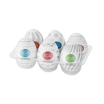 Набір мастурбаторів-яєць Tenga Egg New Standard Pack (6 яєць), фото 2