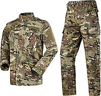 Multicam Small LANBAOSI Мужская тактическая куртка и брюки Военная камуфляжная охотничья форма ACU Компле