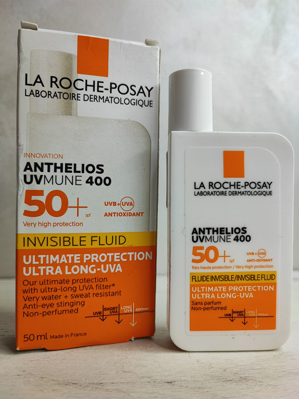 Солнцезащитный флюид La Roche-Posay Антелиос UVA 400 SPF 50+ - фото 1 - id-p1785884272