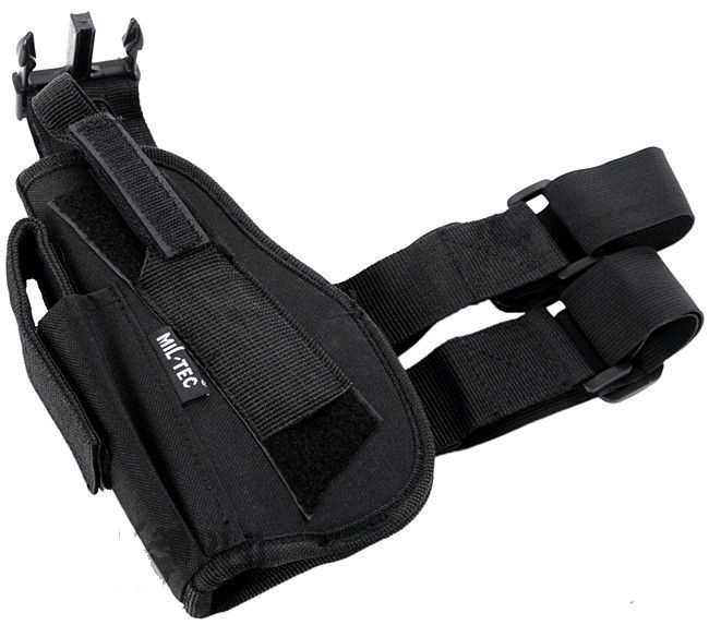 Кобура для пістолета на стегно лівостороння MilTec Black 16141002, фото 1