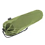 Термо-килимок, надувний каремат олива Mil-tec 14420101, фото 4