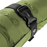 Термо-килимок, надувний каремат олива Mil-tec 14420101, фото 5