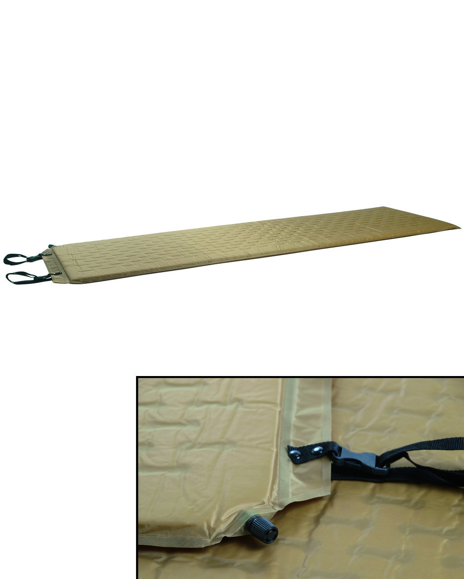 Термо-килимок надувний, каремат койот Mil-tec 14420105, фото 1