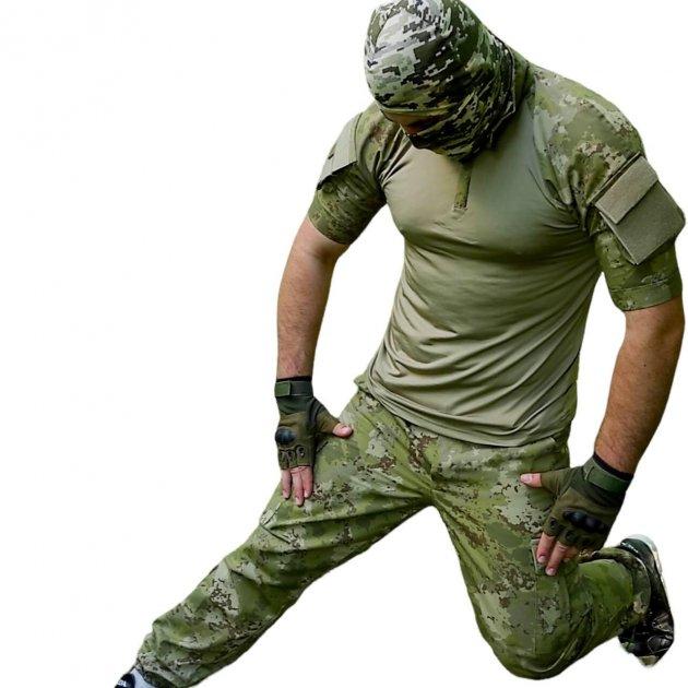 Форма Forteks Камуфляж Green dark multicam Літня Футболка і Штани - розмір XL, фото 1