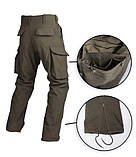 Штани Mil-Tec Softshell Explorer водонепроникні зимові Olive 11360001, фото 2