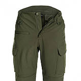 Штани Mil-Tec Softshell Explorer водонепроникні зимові Olive 11360001, фото 5