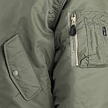 Бомбер куртка Mil-Tec ma-1 flyers basic Olive 10402001 розмір 5XL, фото 5