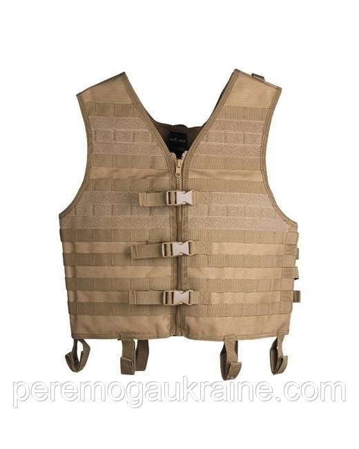 Тактичний жилет-розвантаження Mil-Tec Molle carier vest Gen.II Койот 13462205