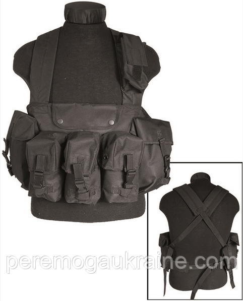 Тактичний жилет/ Розвантаження Chest Rig чорний 13530002