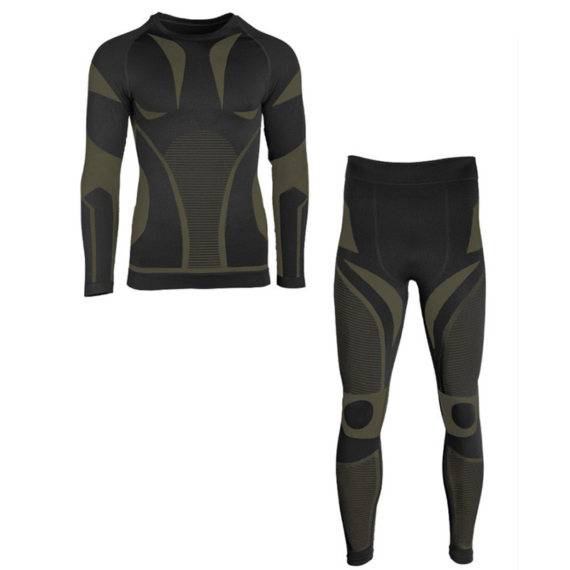 Термобілизна Mil-Tec Performance Black and Green 11225002, фото 1