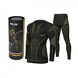 Термобілизна Mil-Tec Performance Black and Green 11225002, фото 2