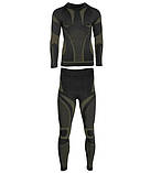 Термобілизна Mil-Tec Performance Black and Green 11225002, фото 4