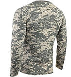 Футболка з довгим рукавом 100% бавовна Mil-Tec Піксель 11065070, фото 2