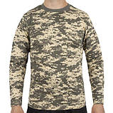 Футболка з довгим рукавом 100% бавовна Mil-Tec Піксель 11065070, фото 3