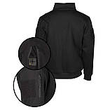 Сорочка  Mil-Tec Tactical Sweatshirt Толстовка Black 11472502 розмiр XS, фото 5