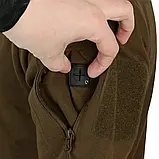 Кофта Mil-Tec Tactical Sweatshirt Толстовка Tactical Coyote 11472519 розмір 2XL, фото 6