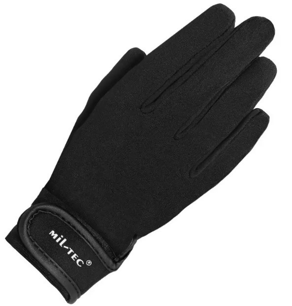 Рукавички неопренові Mil-Tec Black 11660002, фото 1