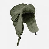 Шапка вушанка Mil-Tec ma1- олива 12105001, фото 4
