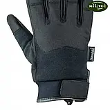 Рукавички зимові тактичні з мембраною Mil-tec 12520802 Чорні Army Gloves Winter Thinsulate розмір M, фото 6