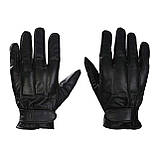 Рукавички шкіряні з піском Mil-Tec Defender Чорні 12504002, фото 8