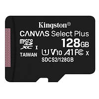 Карта памяти Kingston microSDXC 128GB Canvas Select Plus 100R A1 C10 (SDCS2/128GBSP)