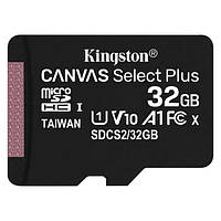 Карта памяти Kingston microSDXC + SD adapter SDCS2/32GB Canvas Select Plus 100R A1 C10 (2шт.)