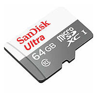 Карта памяти SanDisk Ultra Micro SDXC 64GB (64GB, Class10, UHS-I, 100MB/s)