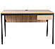 Стол письмовий Осло з висувним ящиком для навчальних закладів і робіт (1187х600х750) дуб Сонома/чорний графіт AMF, фото 2