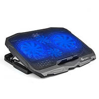 Підставка для ноутбука з охолодженням VHG S18B 4 вентилятори Laptop Cooling Pad Blue