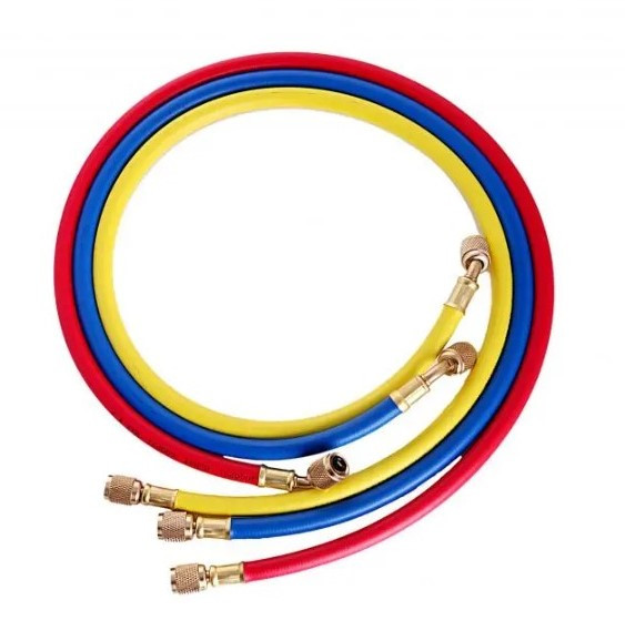 Комплект шлангів HAMTEK CH-600-150 150см (фітинги 1/4"x 1/4") R22 R134 R410A