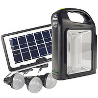 Зарядна станція для кемпінгу VHG CL-02 Powerbank, Ліхтар Solar Charging System Black