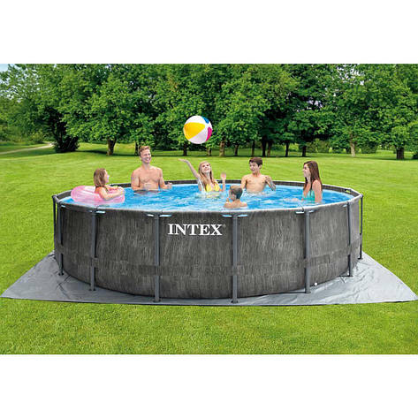 Каркасний басейн Intex з фільтром 26742 GREYWOOD (457х122 см) Басейни сімейні інтекс 16 805 л, фото 1