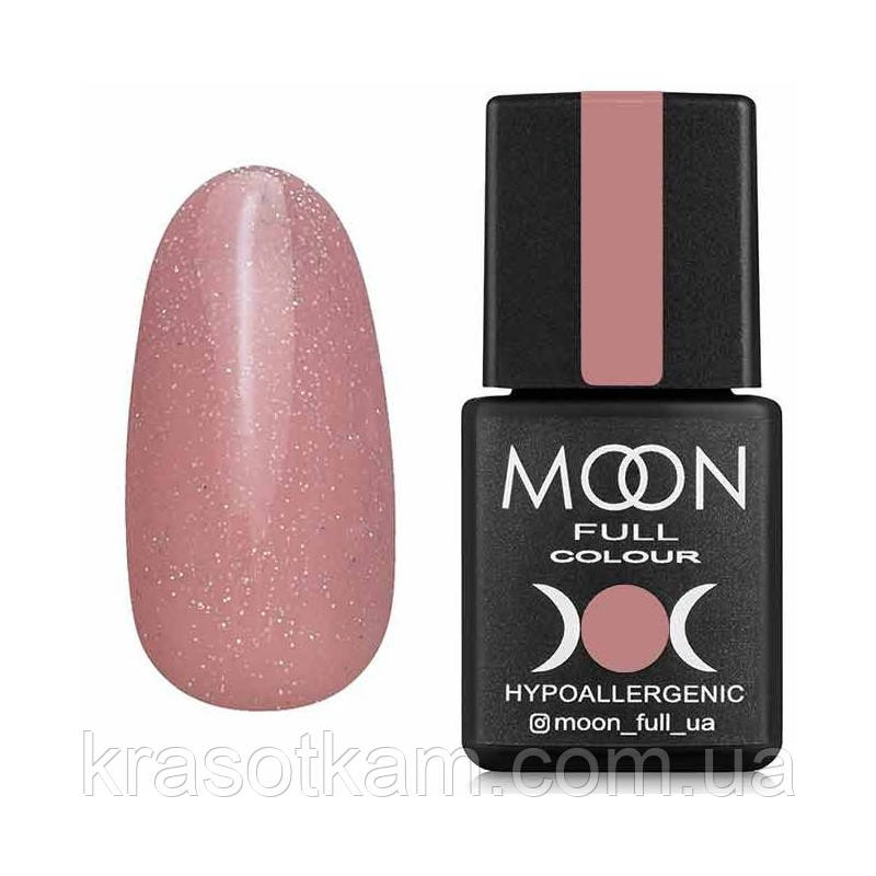 Moon Full Opal color No505 бежево-бузковий з різнобарвним шимером, 8 мл.