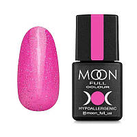 Moon Full Opal color No506 бліда фуксія з різнобарвним шимером, 8 мл.