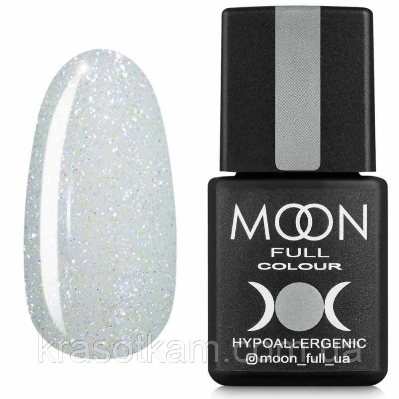 Moon Full Opal color No508 напівпрозорий із синіми блискітками, 8 мл.