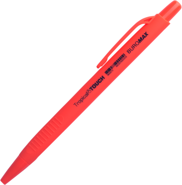 Ручка масляна автоматична (0.7 мм, синя) BUROMAX TROPICAL TOUCH BM.8272      601116
