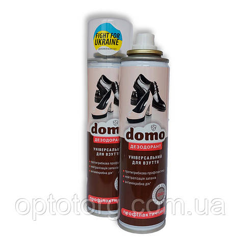 Дезодорант універсальний для взуття DOMO профілактичний  150мл Україна, фото 2