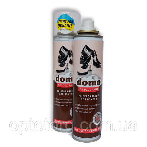 Дезодорант універсальний для взуття DOMO профілактичний 150мл Україна, фото 1