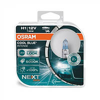 Галогенная автолампа Osram H1 Cool Blue Intense Next Gen 64150CBN HCB Duobox +100%