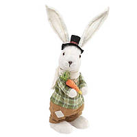 Декоративна Пасхальна фігурка Кролик з морквою 50 см