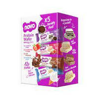 Wafer Multi Pack Novo Nutrition, 5 батончиків по 40 грам (різні смаки)