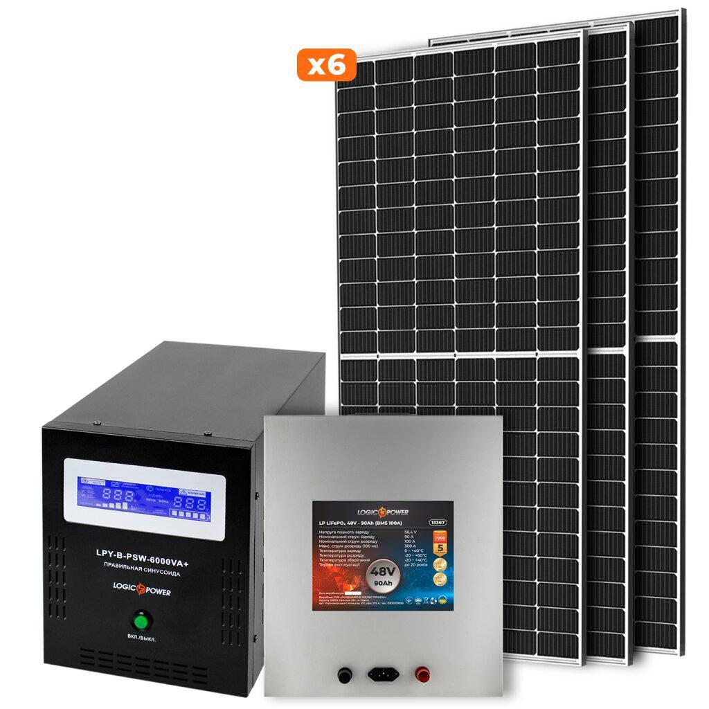 Комплект СЕС LogicPower Преміум 4.2kW (4.3 kW/h АКБ LiFePO4 90 Ah)
