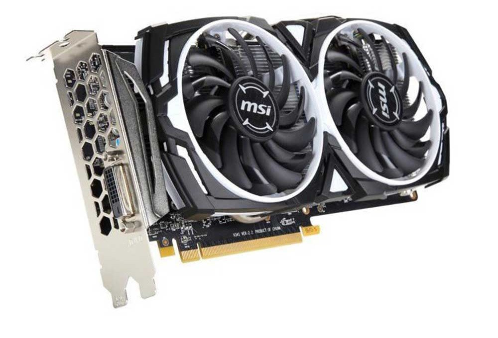 MSI  Radeon RX580 (2048sp)  8 Gb 256 bit  GDDR5 DVI Only Гарантия 3 мес.