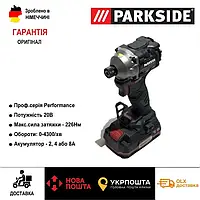 Аккумуляторный ударный гайковерт Parkside PDSSAP 226Нм, оригинальный бесщеточный импакт PDSSAP 20-Li B2