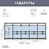 Басейн сімейний якісний Intex 26742 GREYWOOD (457х122 см) Басейн каркасний круглий інтекс 16 805 л, фото 10