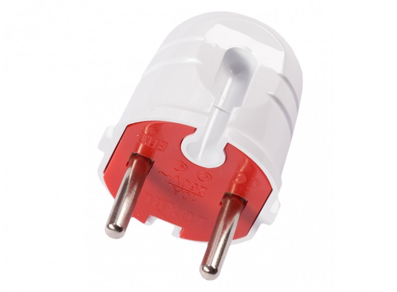 Вилка без заземлення 1001 LUXEL, фото 1