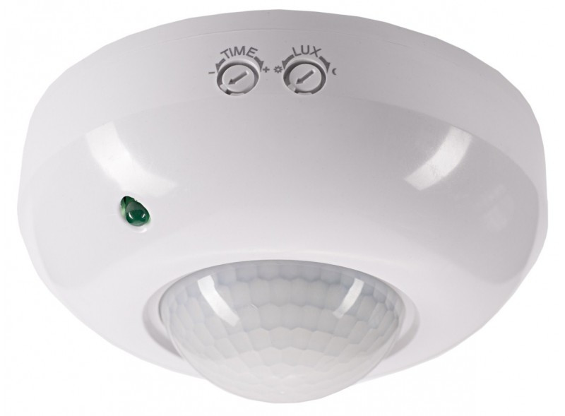 Датчик руху 0,5Вт,IP20, 3-2000 LUX (MS-03W) LUXEL, фото 1