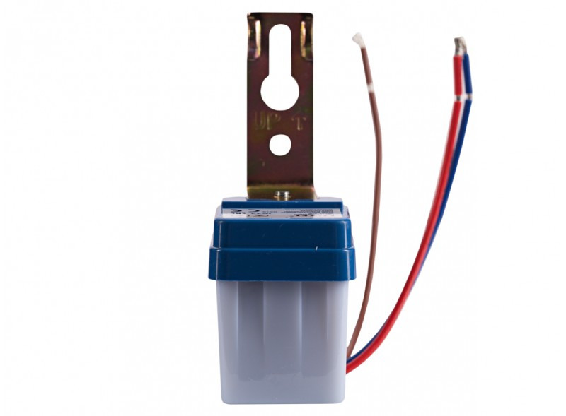 Датчик світла 6А IP44, 5-15 LUX (LS-01W) LUXEL, фото 1