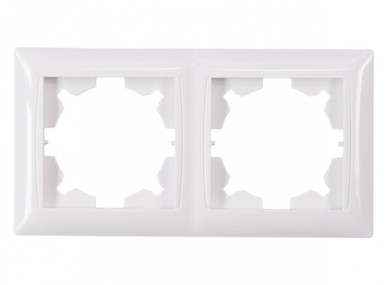 Рамка 2-а горизонтальна PRIMERA (білий) 3022 LUXEL, фото 1