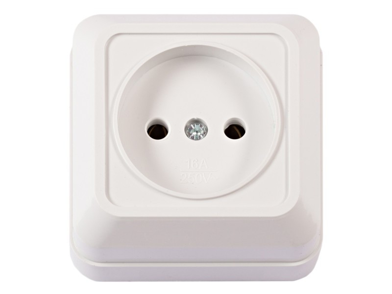 Розетка OPERA (білий) 2001 LUXEL, фото 1